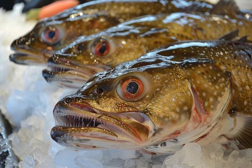 生鲜海鲜水产鳕鱼图片 摄影图